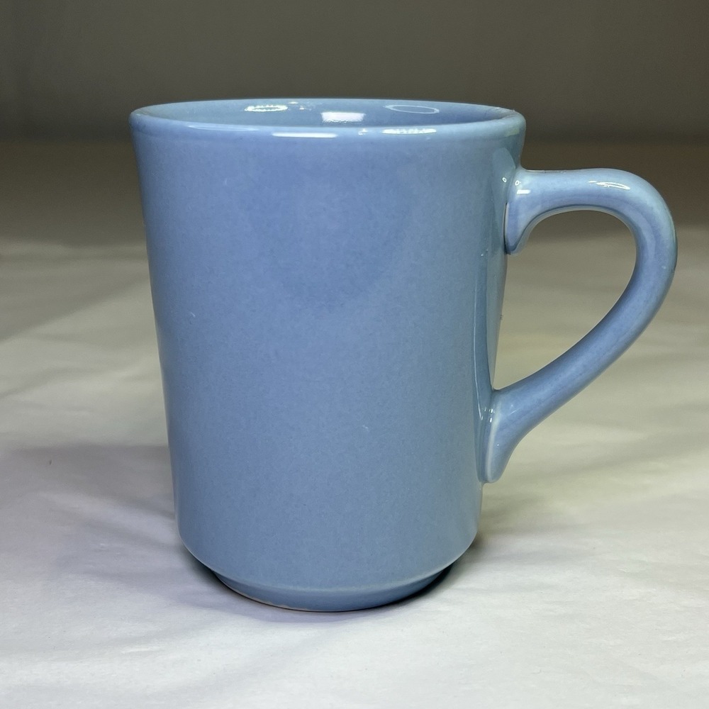 Homer Laughlin China Denver Mug Vintage Coffee Cup in Retired Fiesta Periwinkle